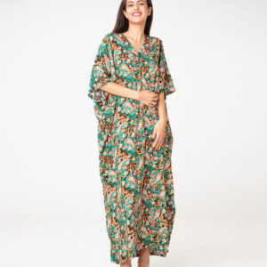 Tropical forest kaftan