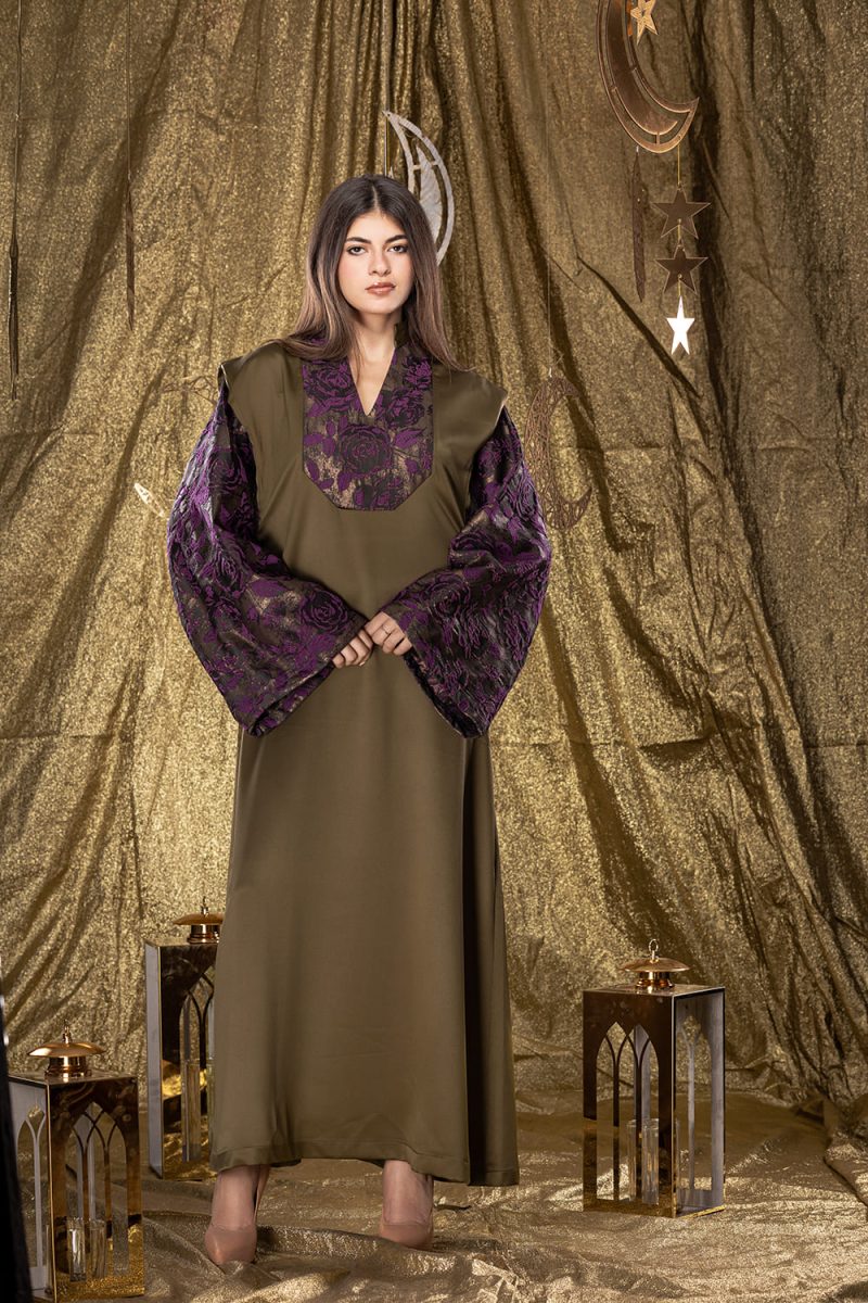 Caftan Nuray Vert