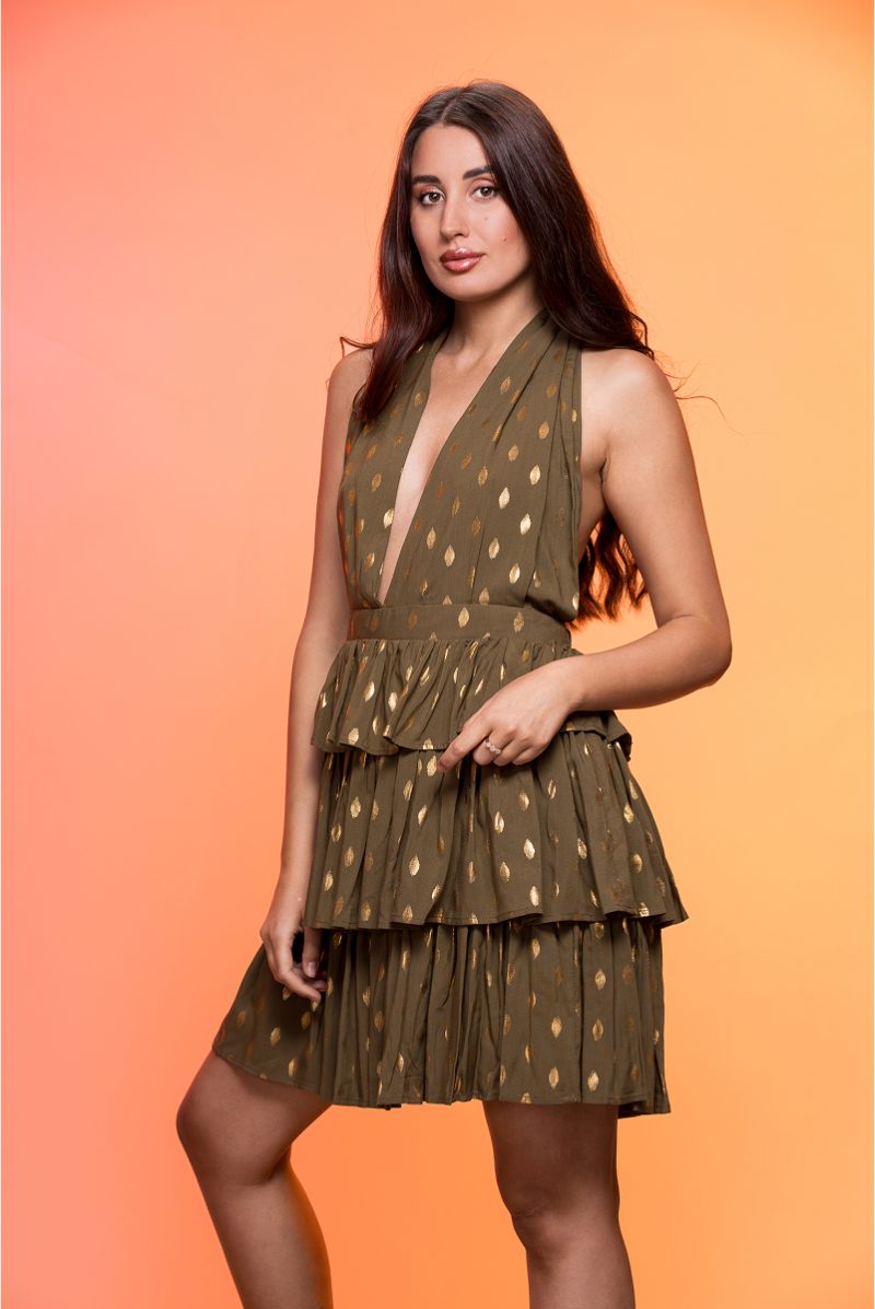Aurea Green Dress - Image 4