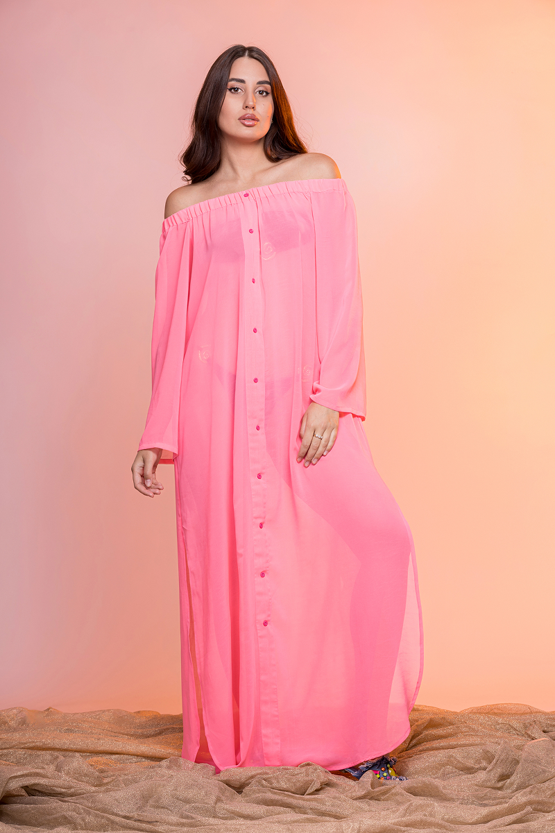 Tiaré Pink Beach Dress