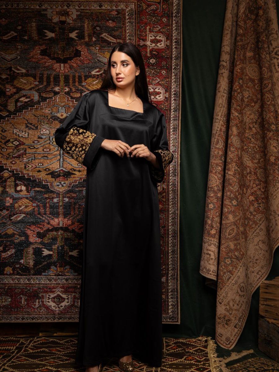 Black Jumana C Kaftan