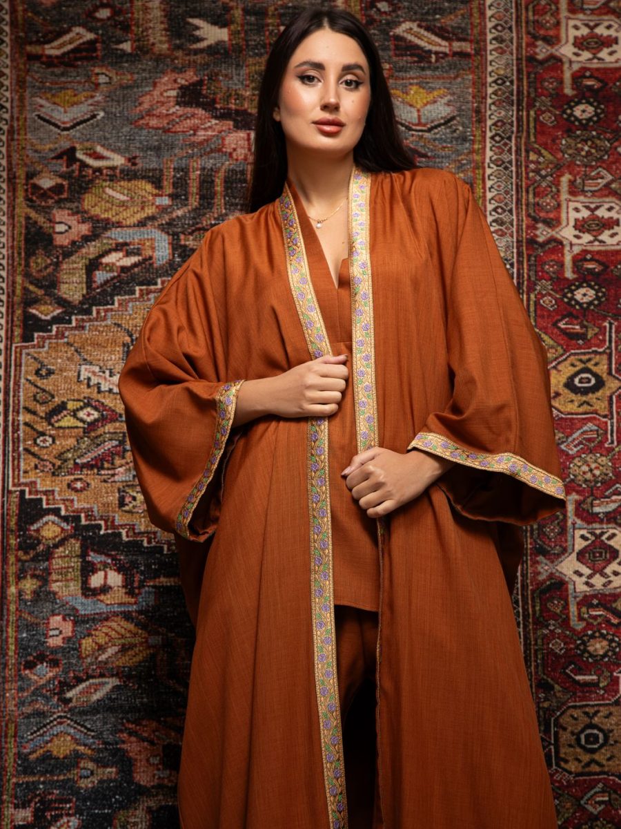 Brown Sahara Kimono